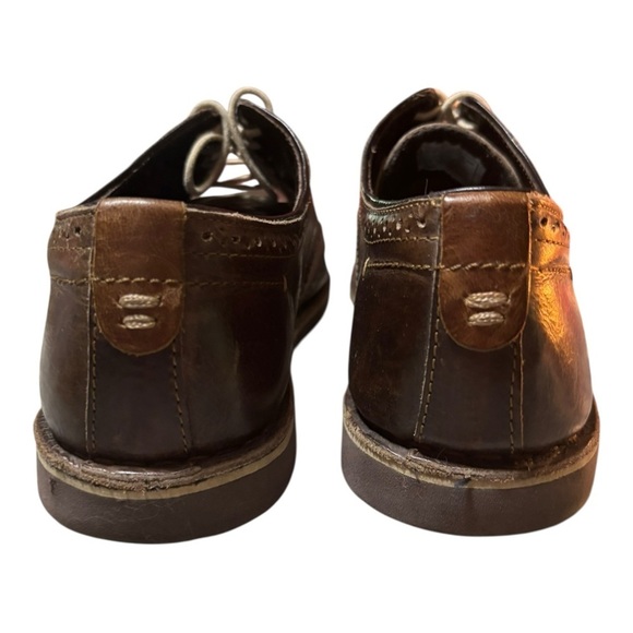 Steve Madden Marcor Men\'s Brown and Tan Leather Wingtip Oxford Shoes Size 10 main image 11